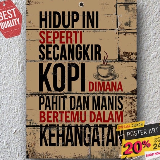 Hiasan dinding motivasi - Pajangan Poster Motivasi - Dekorasi rumah - quotes dinding - poster quotes - Syafa Store Decor
