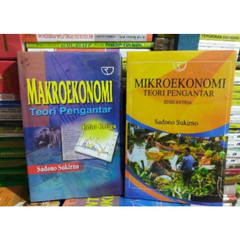 Jual BUKU MAKROEKONOMI EDISI 3 DAN MIKROEKONOMI EDISI 3 - SADONO ...