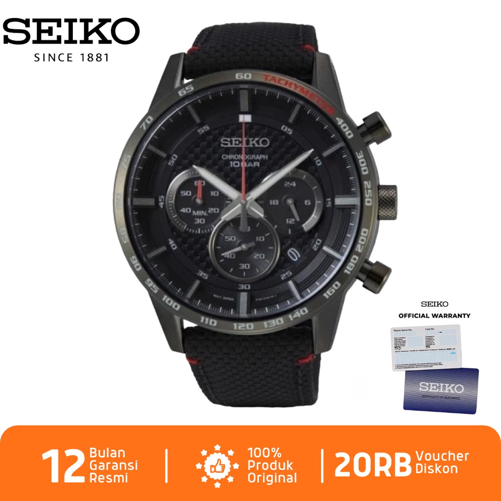 Jual Seiko Pria SSB359 Jam Tangan Pria Seiko Discover More SSB359P1 Chronograph Shopee Indonesia