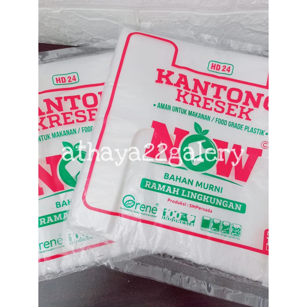 Jual Kantong Plastik Kresek Hd Now Uk Isi Pcs Foodgrade Shopee