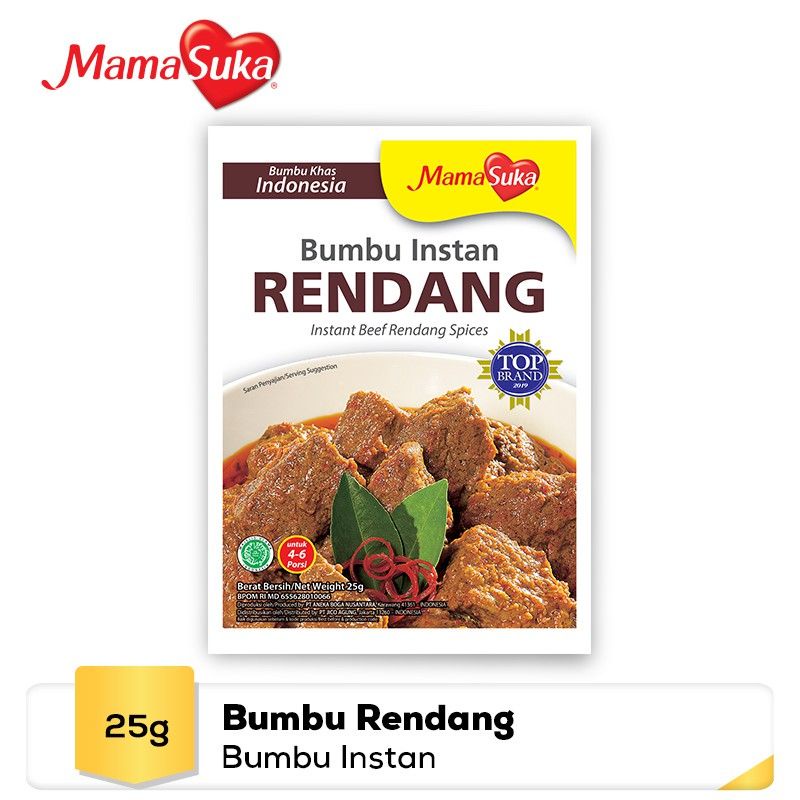 Jual MAMASUKA BUMBU INSTAN RENDANG GULAI OPOR SOTO sachet 1'S | Shopee ...