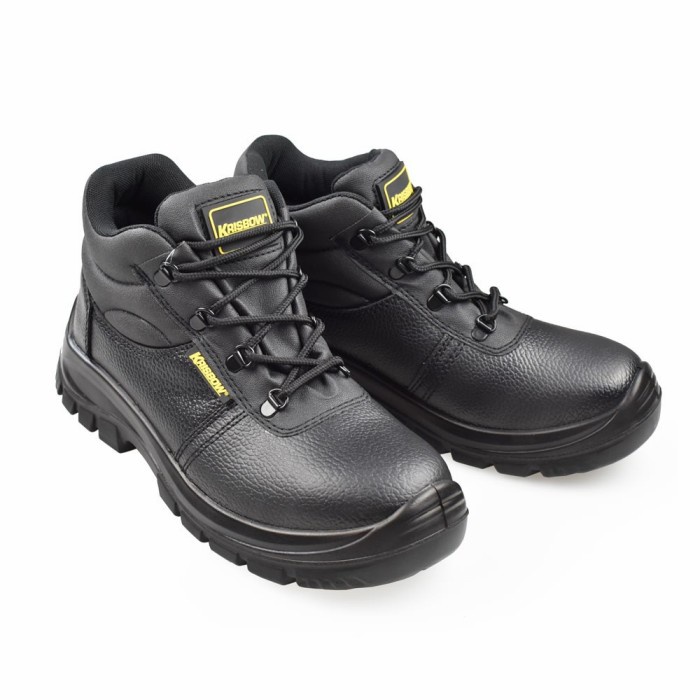 Jual Boots Sepatu Safety Krisbow Maxi 6 Inch -Hitam | Shopee Indonesia
