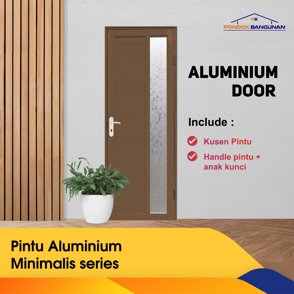 Jual Pintu Alumunium Pintu Kamar Mandi Pintu Rumah Pintu Kamar Tidur Astro X Cm