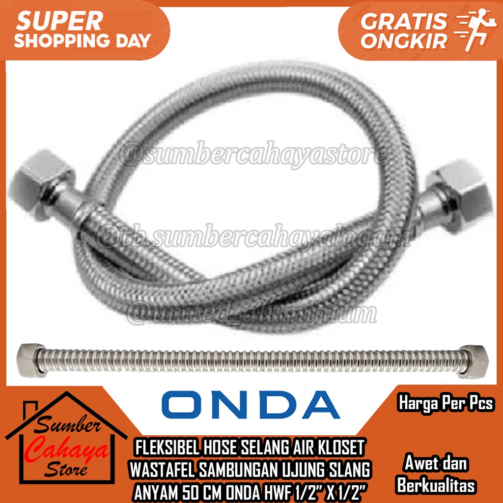 Jual Onda Hwf X Hot Water Hose Cm Selang Kaku Air Panas