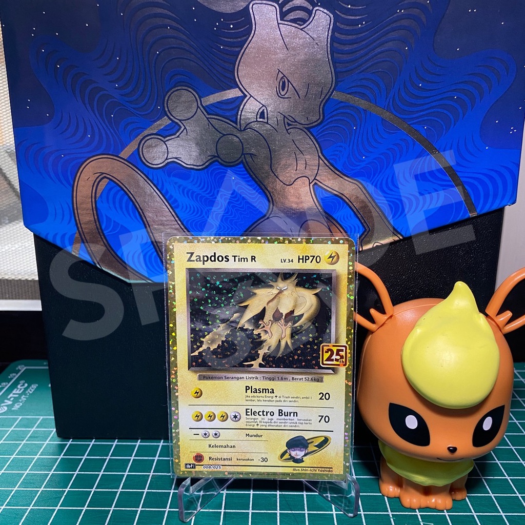 Jual Zapdos Tim R Pokemon 25th Anniversary Indonesia Promo Celebrations ...