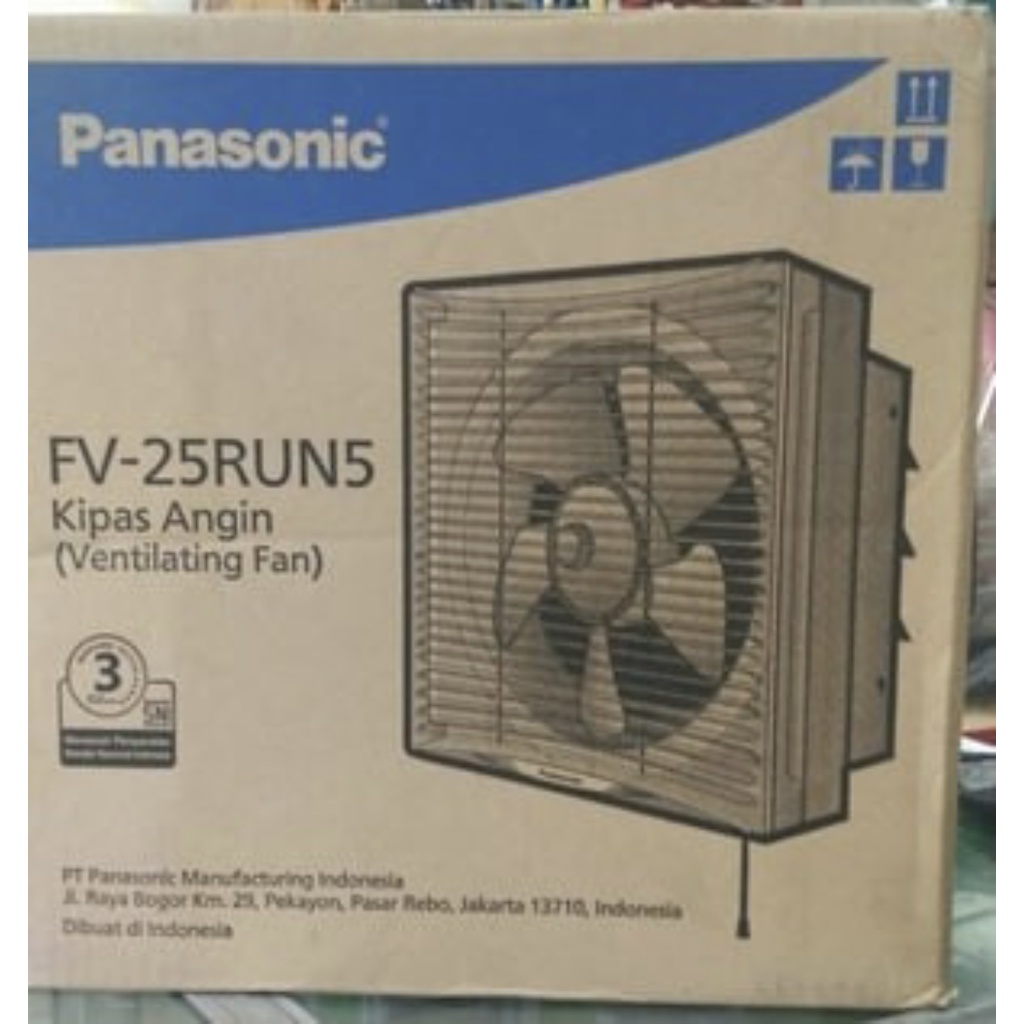 Jual PANASONIC EXHAUST FAN FV 25 RUN5 DINDING 10 INCH | Shopee Indonesia