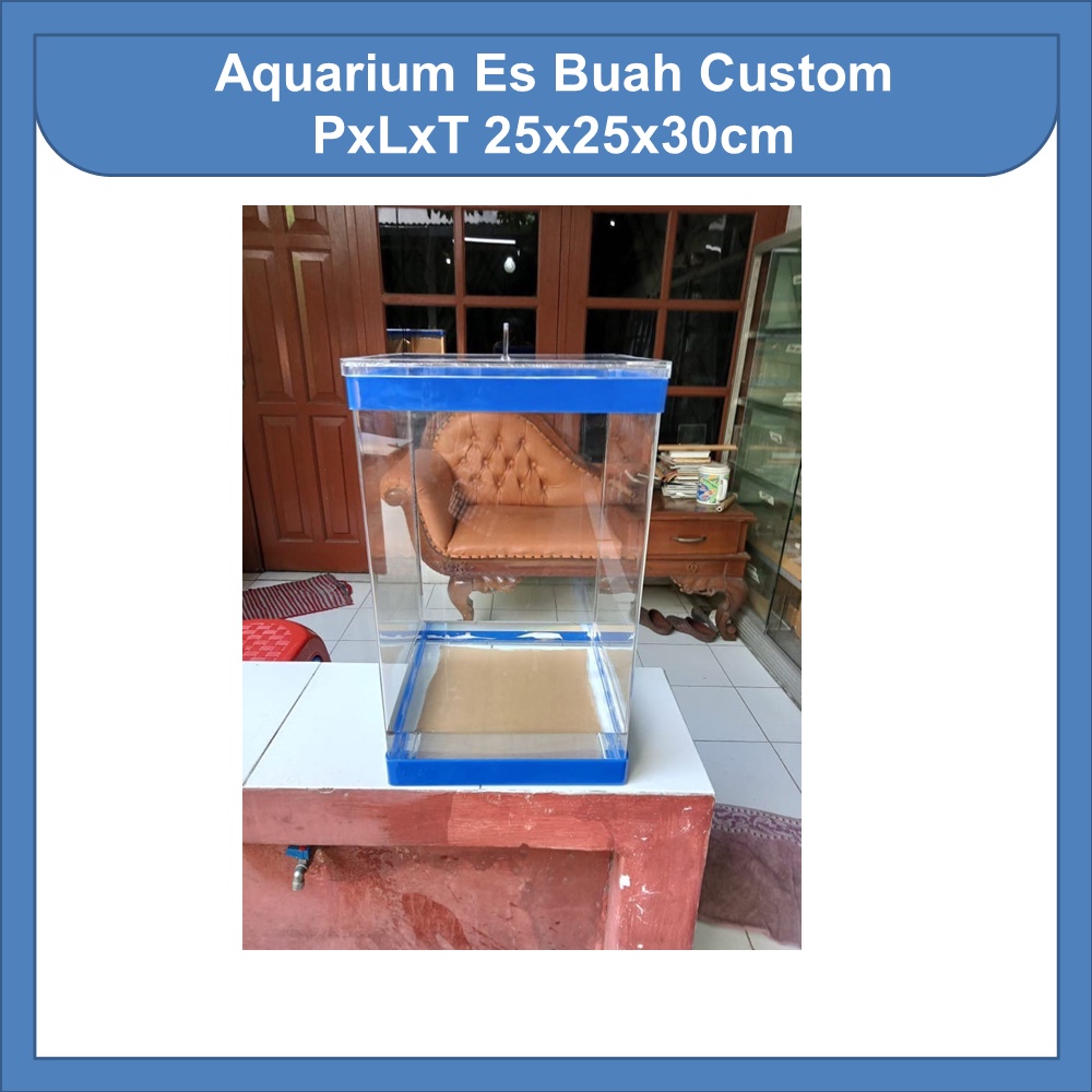 Jual Aquarium Es Buah Custom Akrilik Pxlxt X X Cm Shopee Indonesia