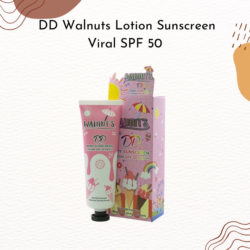 Jual WALLNUT DD LOTION VIRAL SPF 50 | Shopee Indonesia