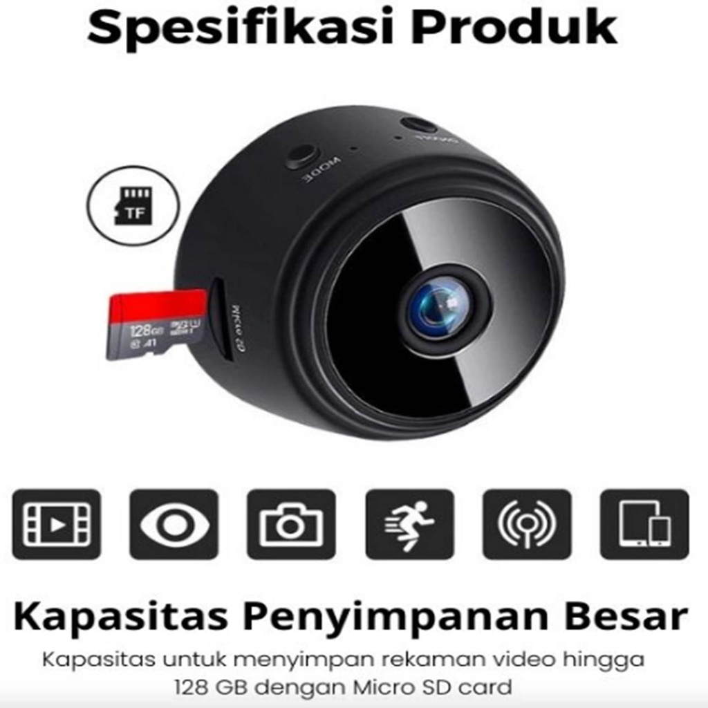 Jual S2 CCTV Wifi Mini Promo Kamera Pengintai Jarak Jauh Tersembunyi ...