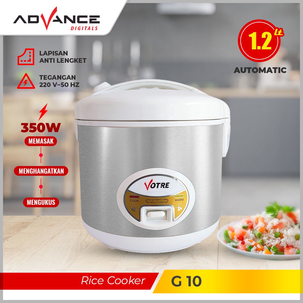 Jual Advance Rice Cooker Mini G10 1.2 Liter 1 element Garansi Resmi 1