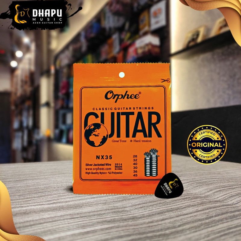 Jual Senar Gitar Classic Orphee Nx Classic Nylon Original Dhapu Music Shopee Indonesia