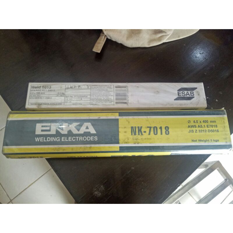 Jual Kawat Las Esab Dan Enka Mm Mm Kawat Las Nk Shopee Indonesia