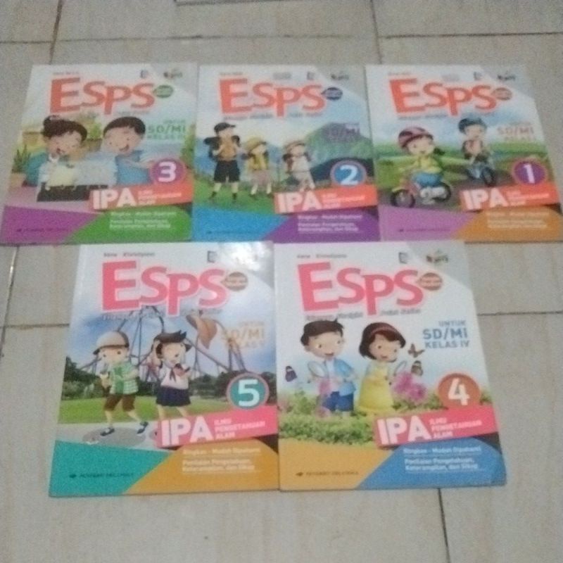 Jual ESPS (IPA) ILMU PENGETAHUAN ALAM UNTUK SD/MI KELAS 1, 2, 3, 4, 5,6 ...