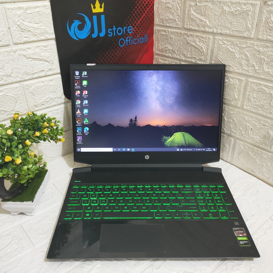 Jual Laptop Hp Pavilion Gaming 15 Ec0013dx Ryzen 5 3550h Ram 8 Ssd 256 Shopee Indonesia 3239