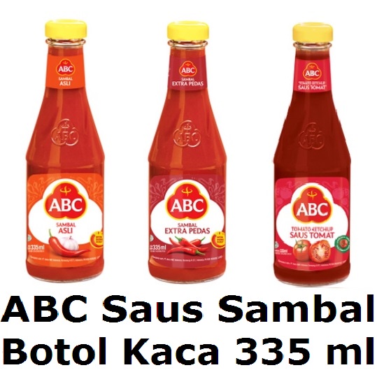 Jual ABC Sambal Botol Kaca 335 ml All Varian #EVE (Cek Deskripsi ...