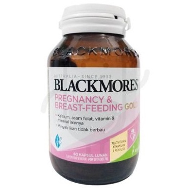 Jual BLACKMORES PREGNANCY & BREASTFEEDING GOLD BOTOL 60 KAPSUL | Shopee ...