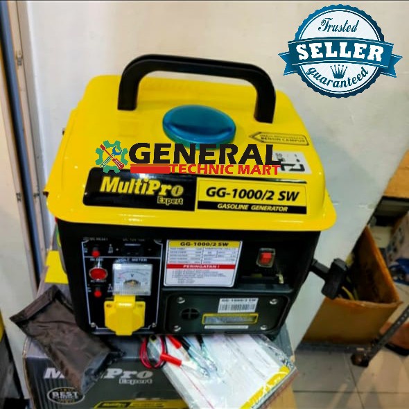 Jual Mesin Genset Listrik 1000 Watt Gg 1000 2Sw Multipro Gg1000 2Sw Shopee Indonesia