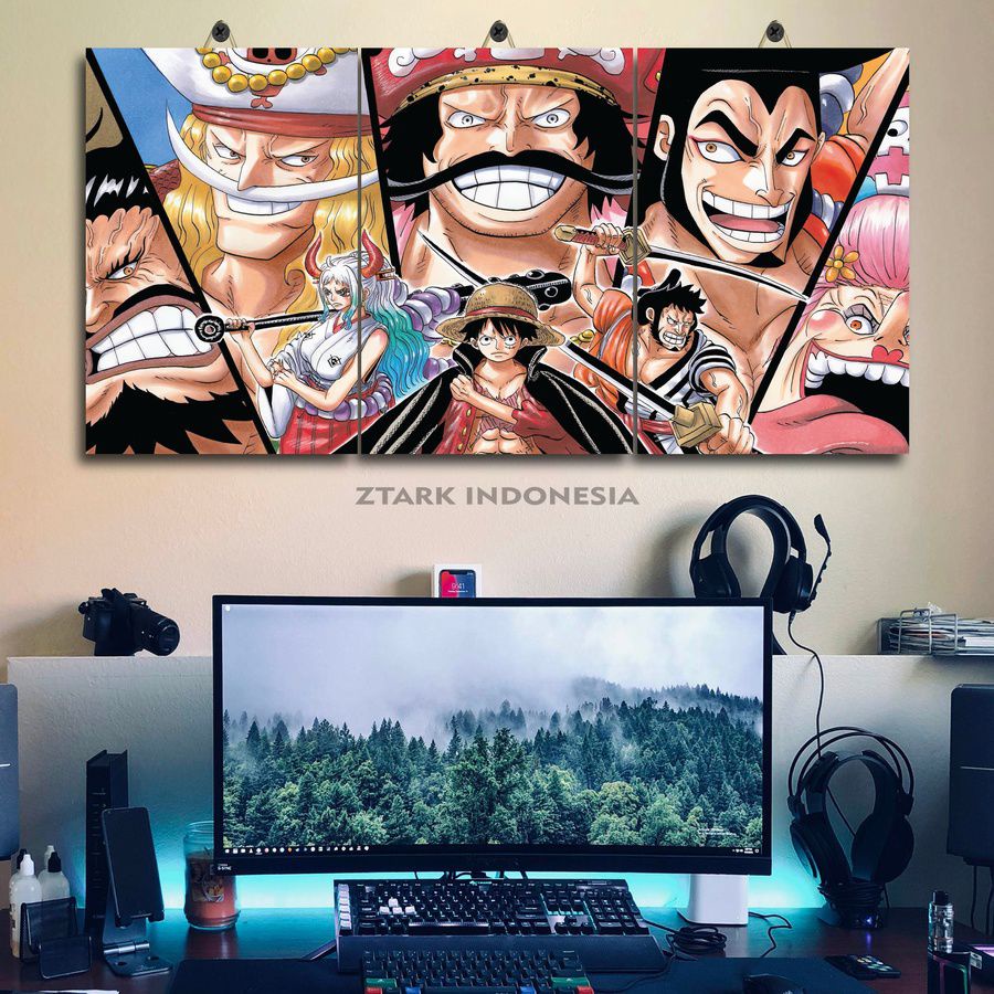 Jual 61-80 HIASAN KAMAR KAYU ANIME LUFFY UTA ONE PIECE 60X30 MULTI PANEL  9WF2S/DQJKU/ HIASAN RUANG GAMING ANIME SANJI HANCOCK SABO ONE PIECE /  POSTER HEWAN EDUKASI ANAK / BINGKAI FOTO BTS /