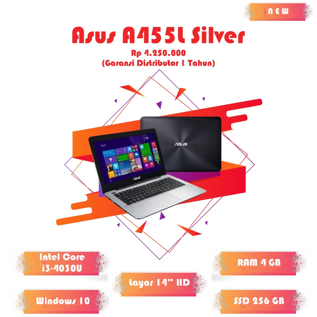 Asus hot sale a455l ram