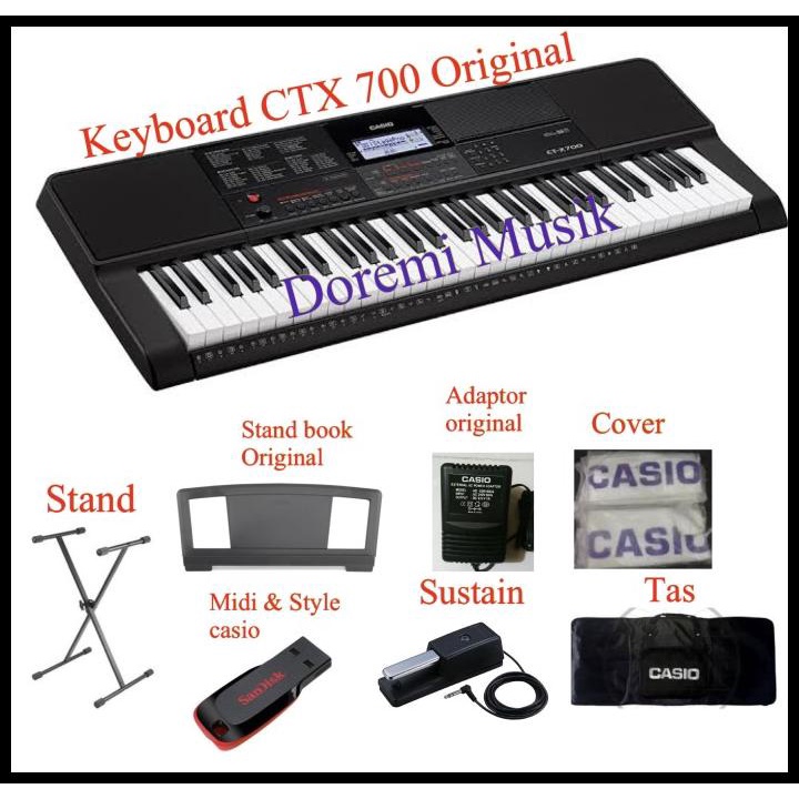 Jual Keyboard Casio Ctx 700 Original | Shopee Indonesia