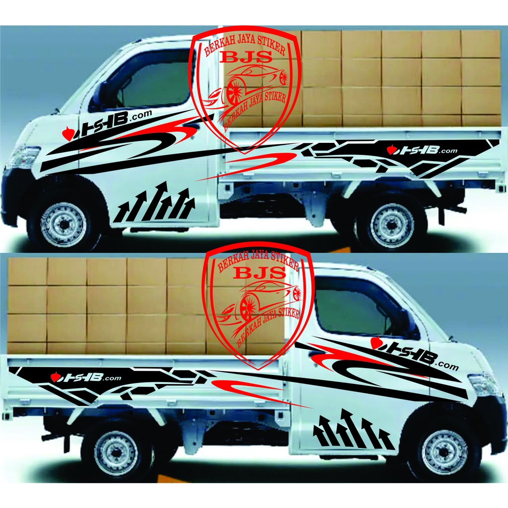 Jual New Stiker Daihatsu Gran Max Pick Up Murah Striping Sticker Stiker