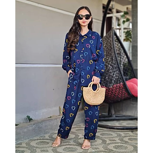 Setelan Wanita | Setelan Piyama | One Set Rayon Viscose | Daster Rayon Viscose | One Set Wanita