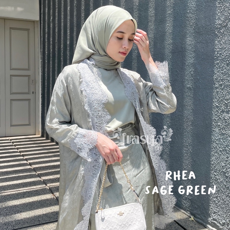 Jual Frasya Butik Set Rhea Kebaya Outer Lace Renda Viscose Shopee