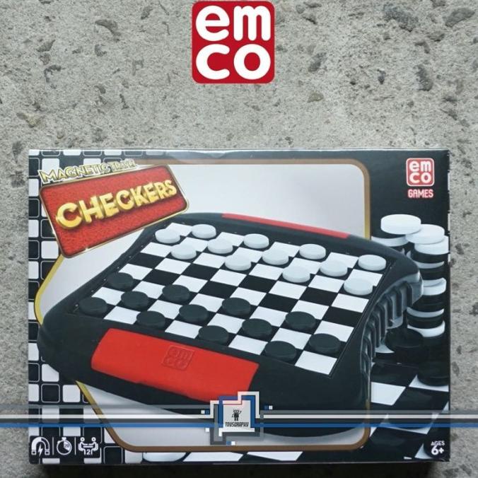 Jual Emco Games CHECKERS Mainan board game Grab and Go