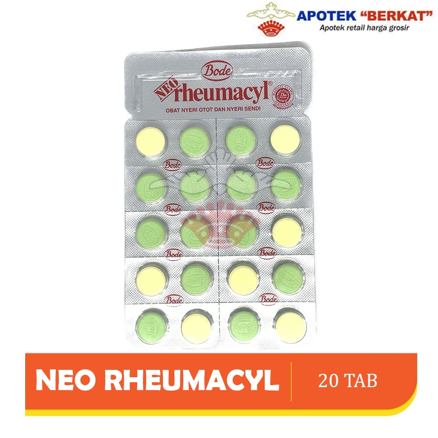 Jual NEO RHEUMACYL 20 TABLET/Blister / NYERI SENDI DAN OTOT | Shopee ...