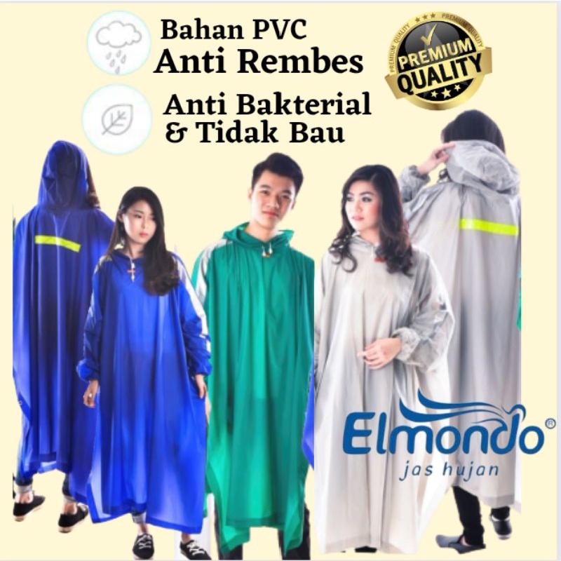 Jual Jas Hujan Poncho Ponco Lengan Personal Elmondo Jas Ujan Jumbo Dewasa Murah Pria Wanita