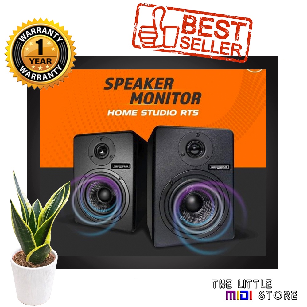Jual Recording Tech RT5 RT 5 RT5 Speaker Flat studio monitor Speaker