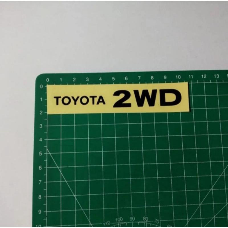 Jual cutting stiker toyota 2wd | Shopee Indonesia
