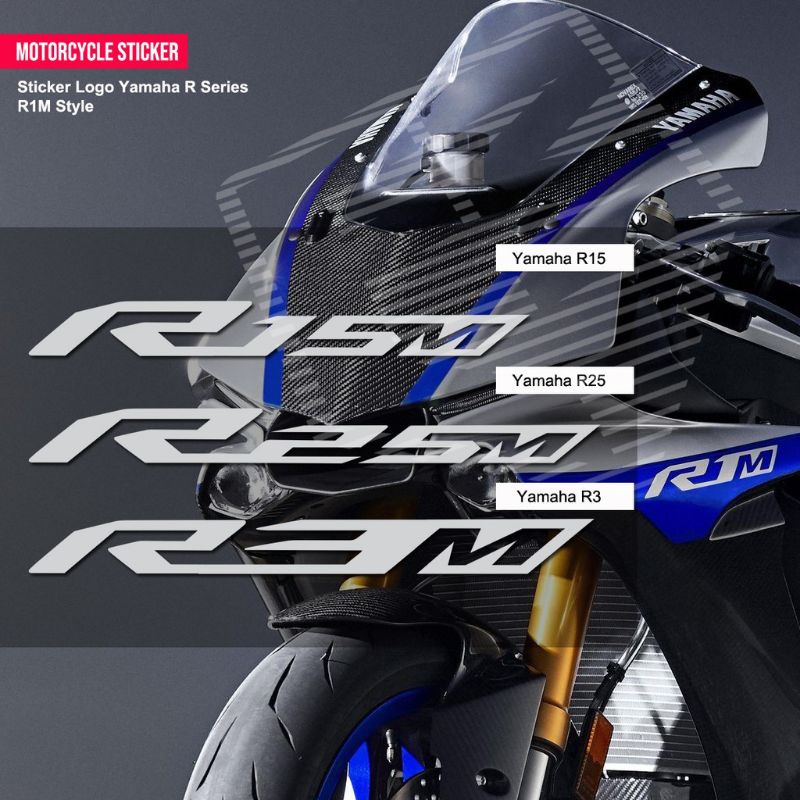 Jual stiker Cutting Yamaha R series / stiker Cutting Yamaha R25 ...