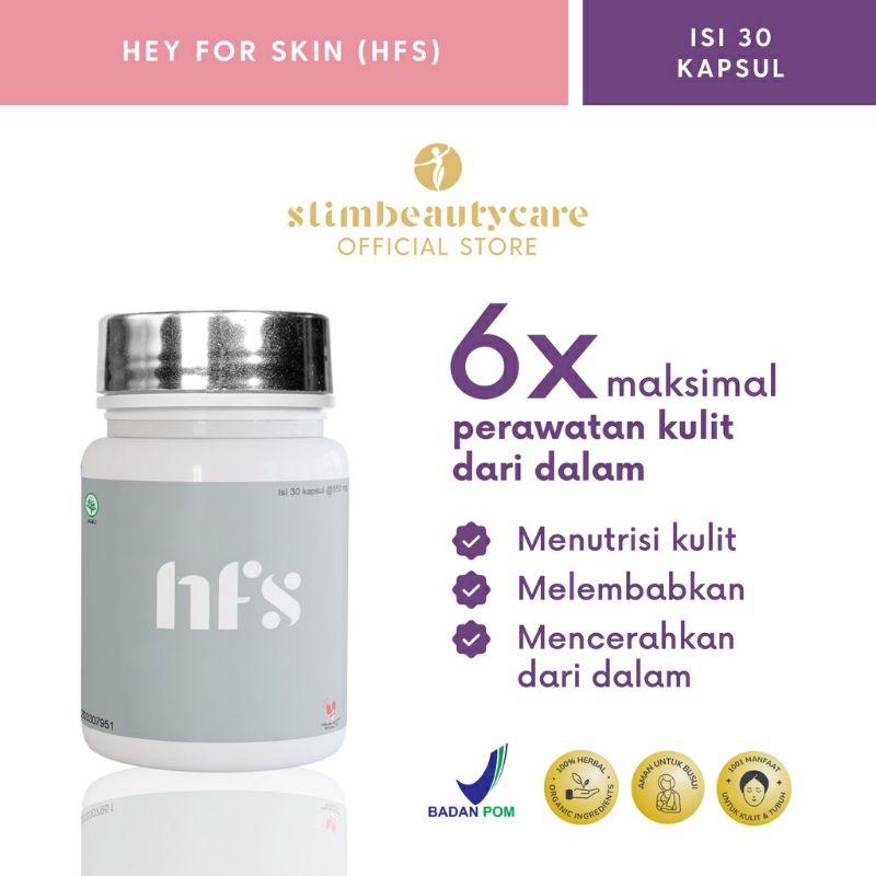 Jual HEY FOR SKIN (HFS) ISI 30 KAPSUL (CAPSULE WHITENING PEMUTIH) BPOM ...