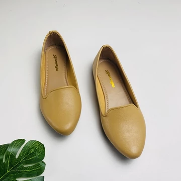 SALE! Flat Shoes Sepatu Wanita Polos Elegant Sol Karet Lentur HS 02