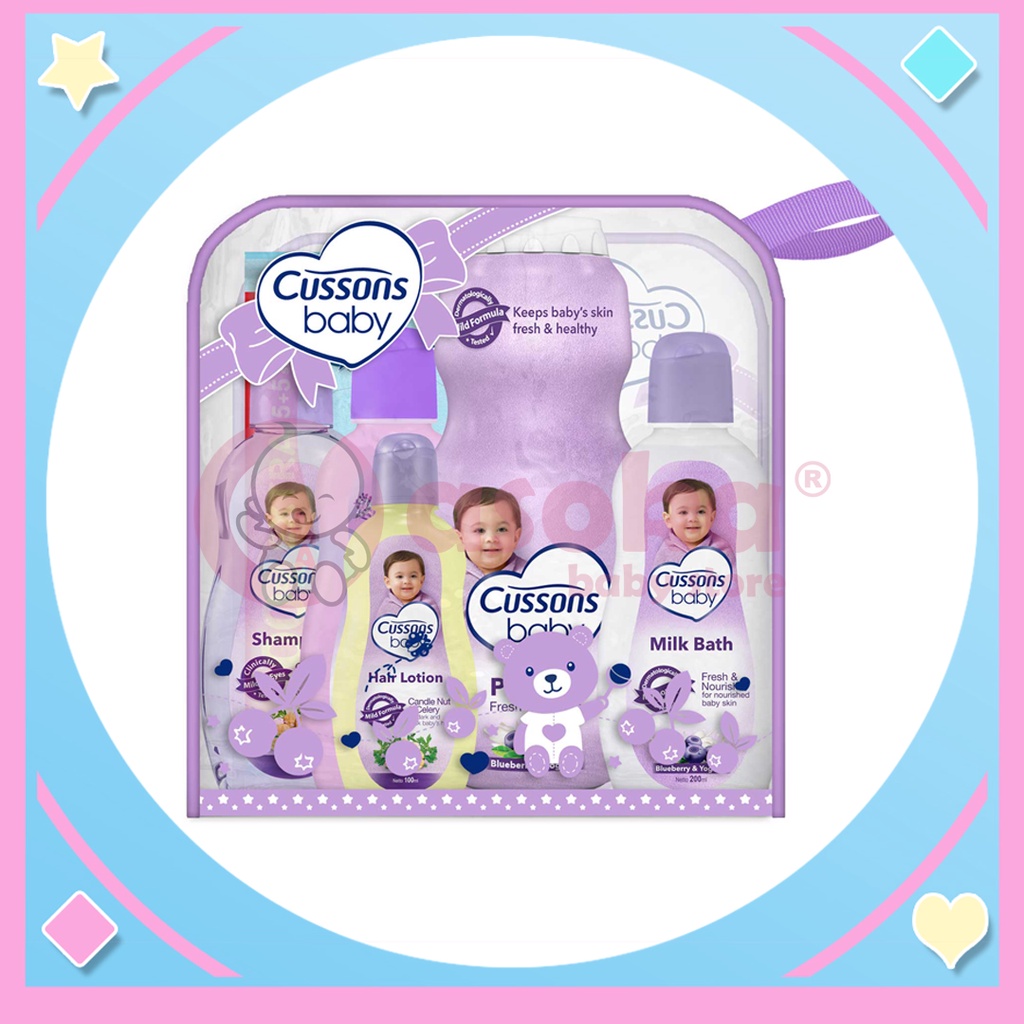 Jual Cussons Baby Purple Bag / Cussons Baby Gift Set ASOKA | Shopee ...