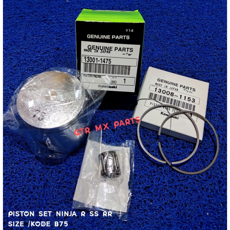 Jual PISTON NINJA KODE B75 RING PISTON NINJA PEN CORSET NINJA R SS RRR