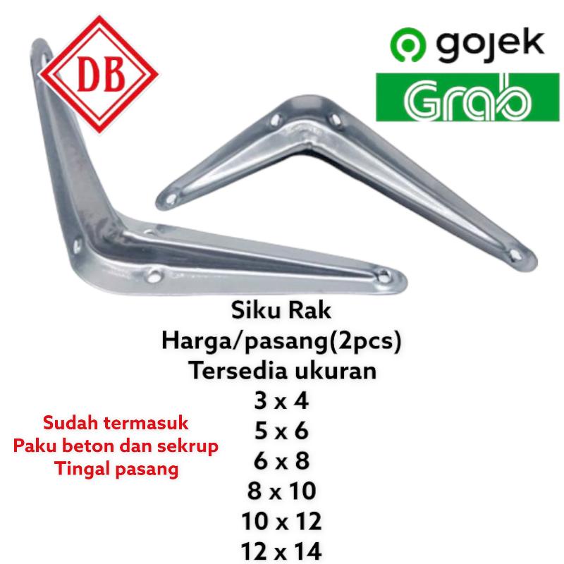 Jual BESI SIKU RAK / SIKU AMBALAN / Tersedia ukuran 3x4 - 5x6 - 6x8 ...