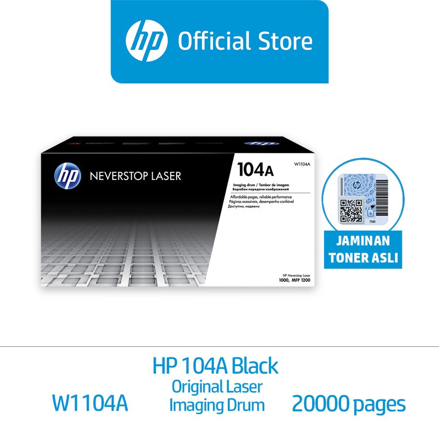 Jual HP 104A Black original Laser imaging Drum | Shopee Indonesia