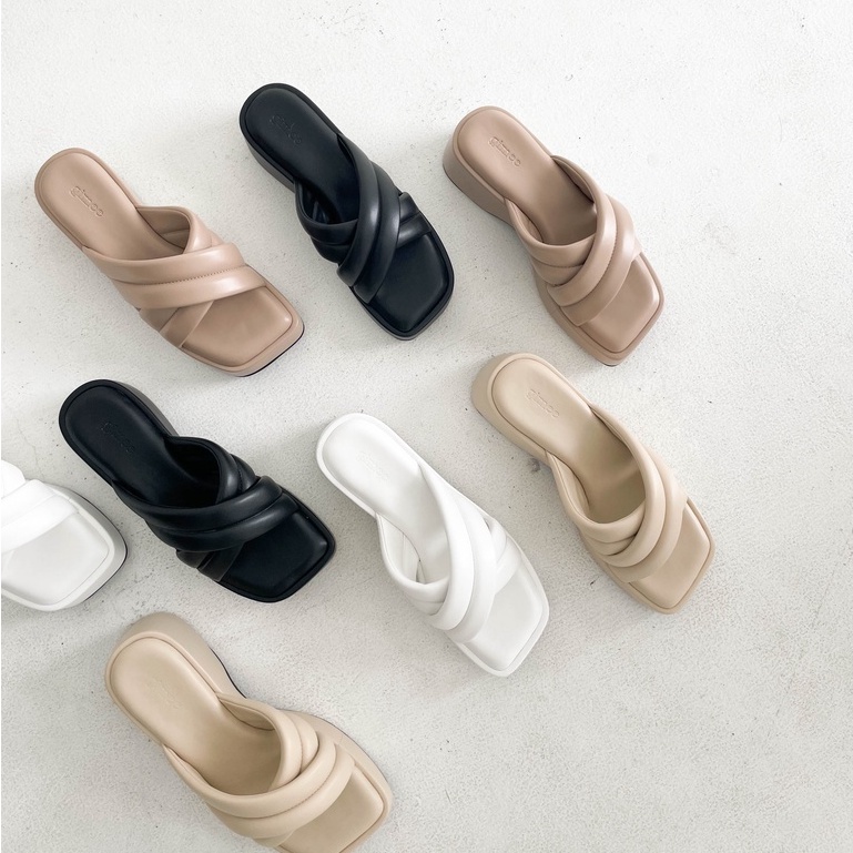 Jual SORA Platform Sandals / Sepatu Heels Wanita / Sandal Platform ...