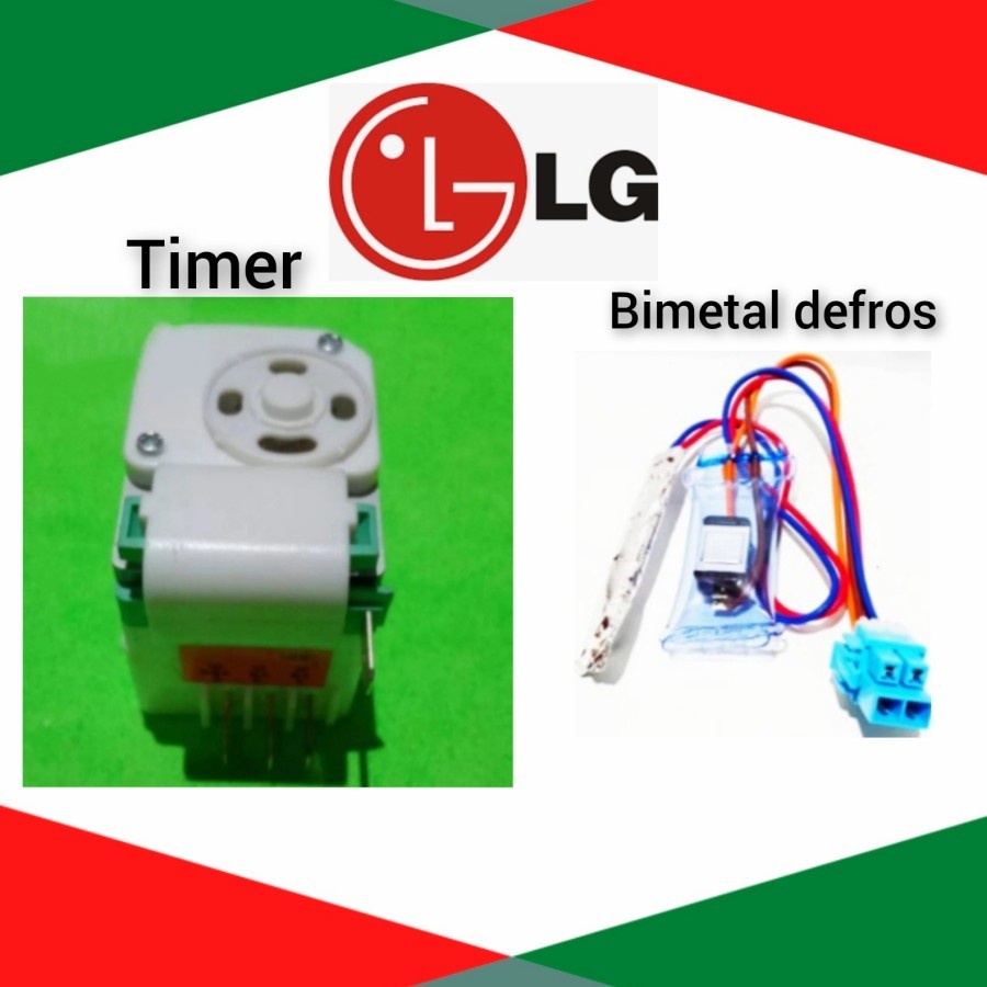 Jual Defrost/bimetal/sensor/timer kulkas LG 2 pintu | Shopee Indonesia