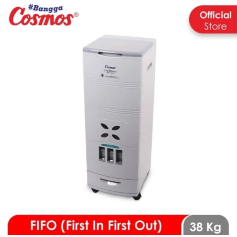 Jual Rice Box COSMOS BIO 38KG Sarana Penyimpan Beras | Shopee Indonesia