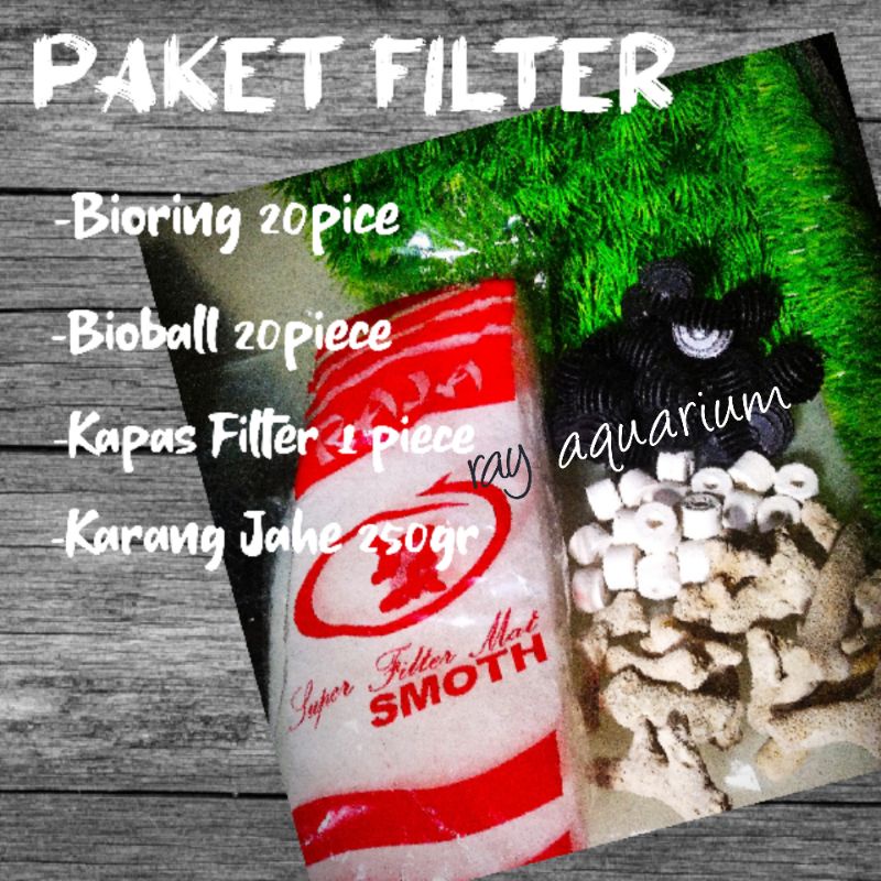 Jual Paket Hemat Media Filter Aquarium Pahe 4 Shopee Indonesia