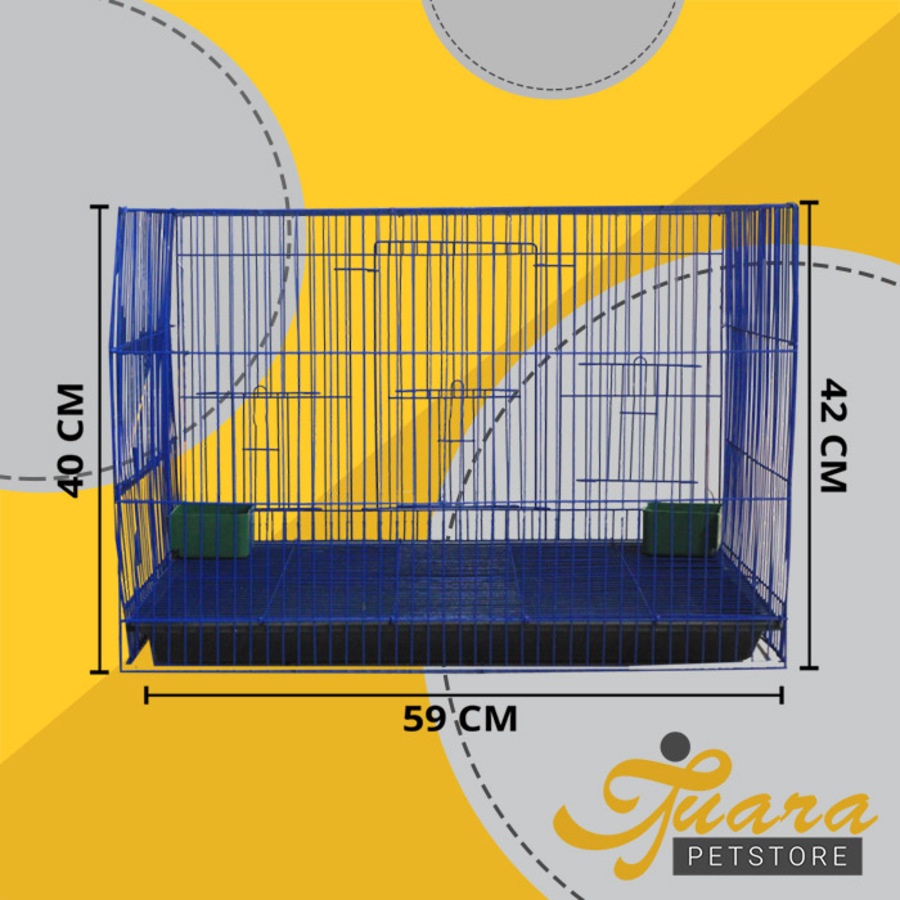 Jual Kandang Hewan Kelinci Besi lipat premium Rabbit Cage | Shopee ...