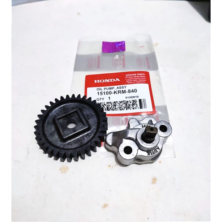 Jual Gear Gigi Oil Pump Gear Gigi Pompa Oli Set Assy Honda Mega Pro New Versi Cb Krm