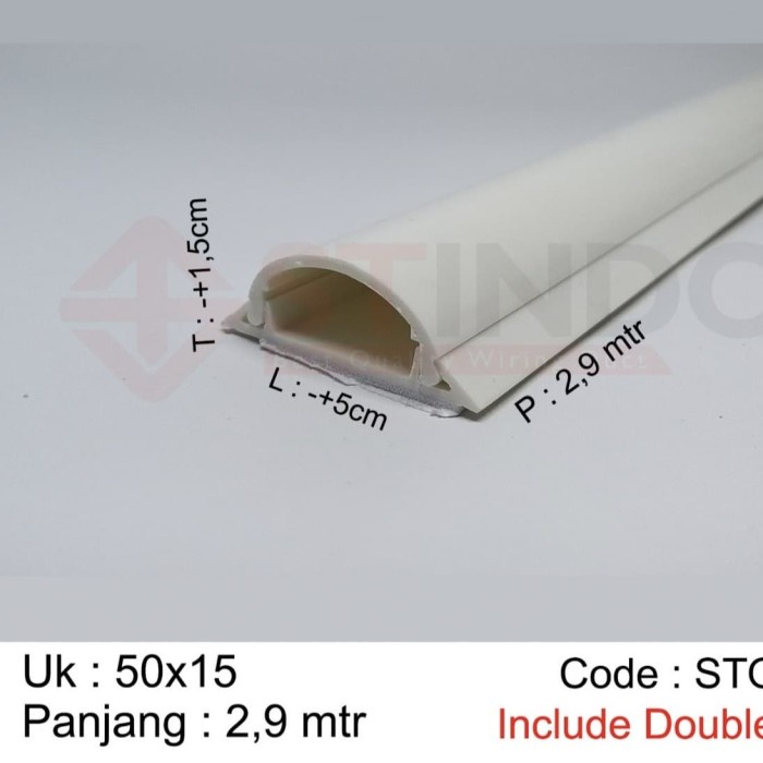 Jual Isolasi Listrik Kabel Duck / Floor Duck /Duck Lantai 50X15