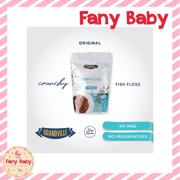 Jual GRANDVILLE FISH FLOSS RASA ORIGINAL 100GR | Shopee Indonesia