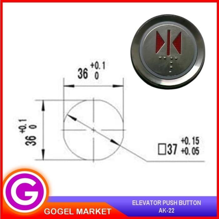 Jual Elevator Push Button Tombol Lift AK22 | Shopee Indonesia