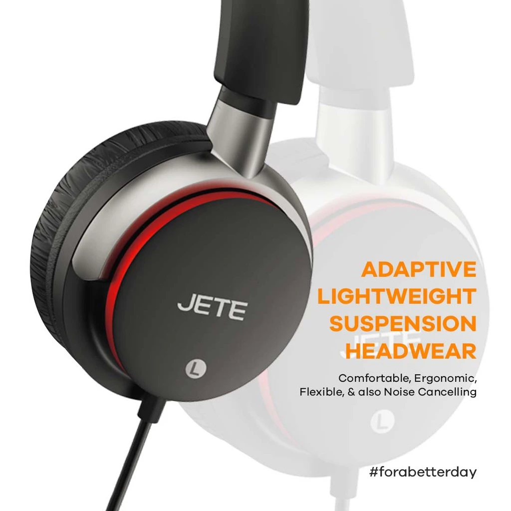 Headset Headphone Kabel JETE HB8 FREE JETE Mouspad 2 - Garansi 2 Tahun