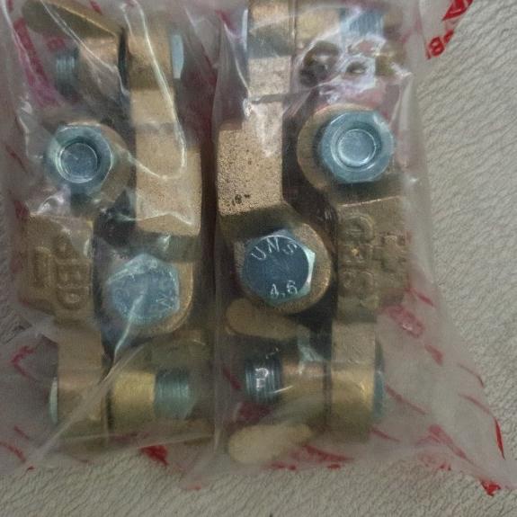 Jual kepala aki kuningan N70 SBD harga perset isi 2pc (+)(-) | Shopee